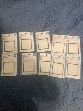 10x 48 Pack Of Pen + Gear Transparent Sticky Notes